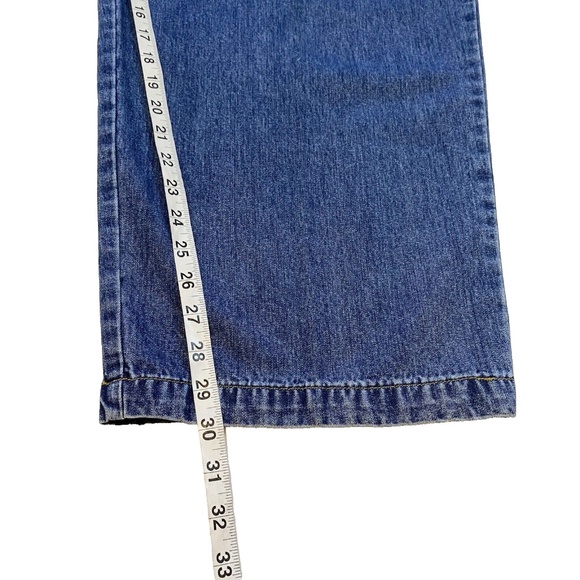 Zana di Women Vintage Blue Jeans Plus Size 26 High Rise Belted Straight Leg NWT - Picture 4 of 16